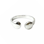 Sterling Silver Modern Open Disc Ring