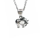 Silver Mini Elephant Shape Charm