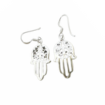 Filigree Hamsa Dangle Earrings