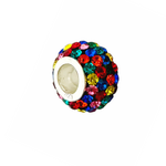 Confetti Multicolor CZ Bead Charm