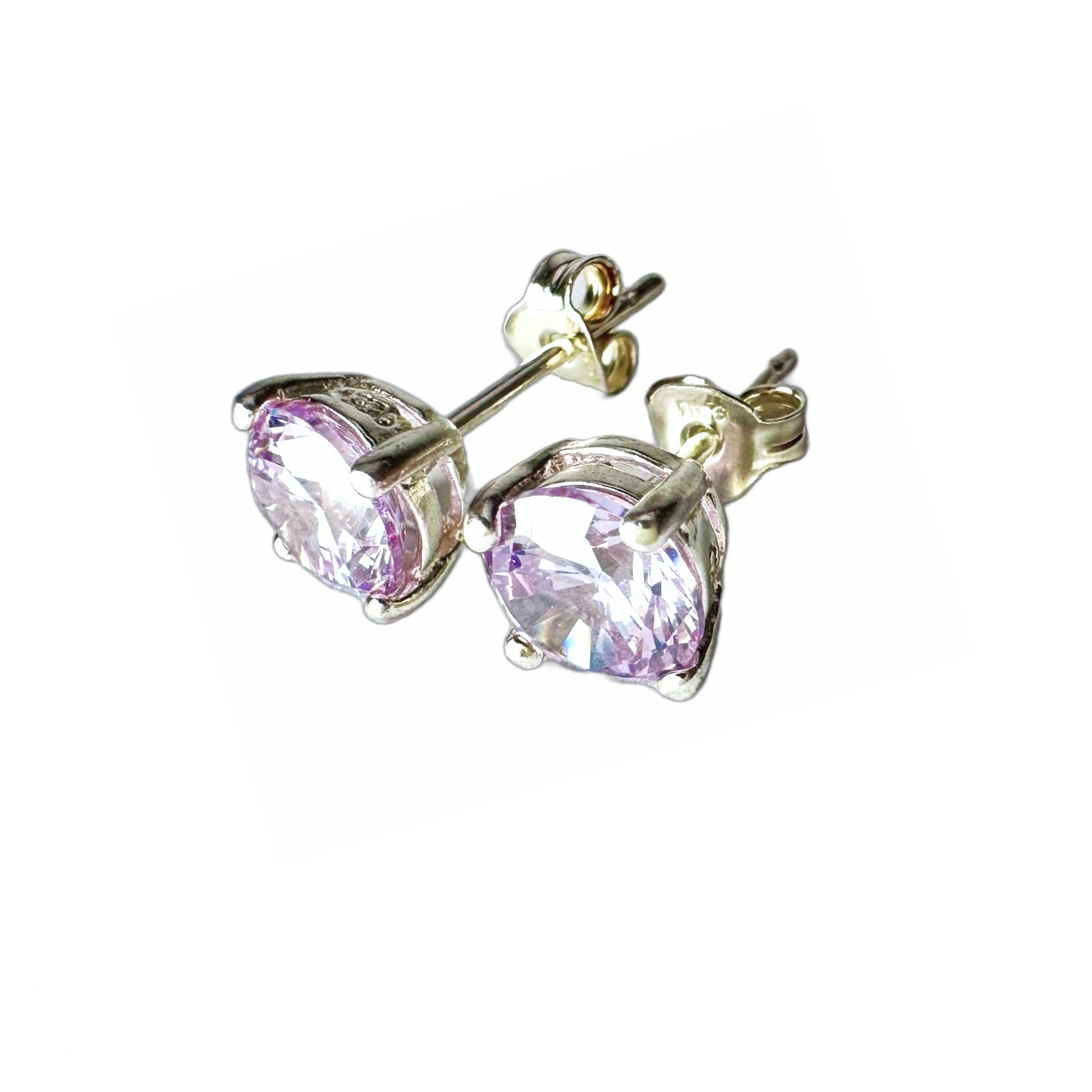 Purple Stud Earrings