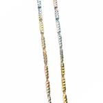 Three Tone Twinkle Bar Chain