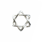 Woven Star of David Pendant Necklace
