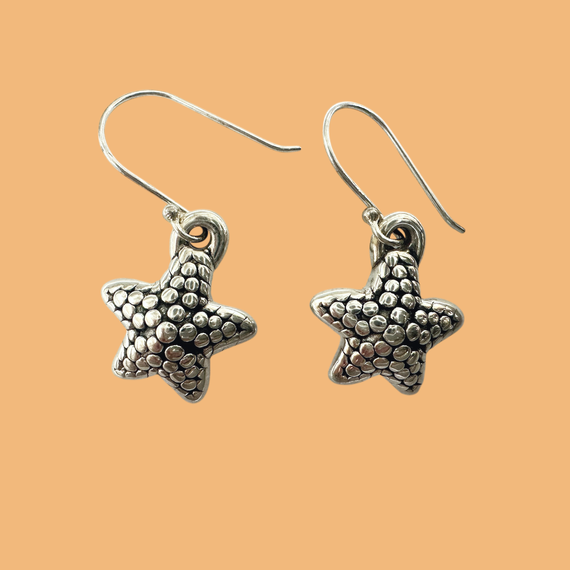 Rocky Starfish Drop Earrings
