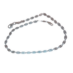 Silver Disc Chain Anklet