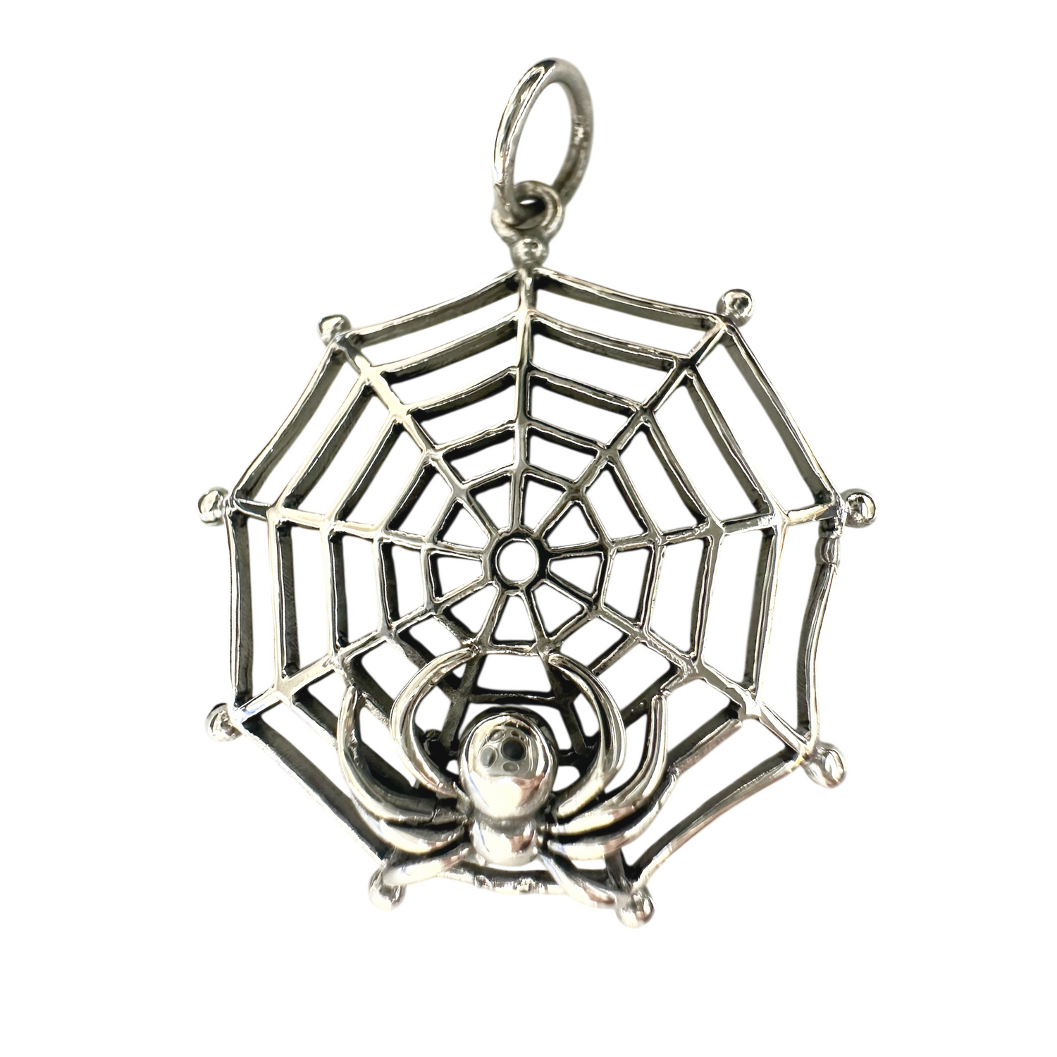 Spider’s Web Pendant Necklace