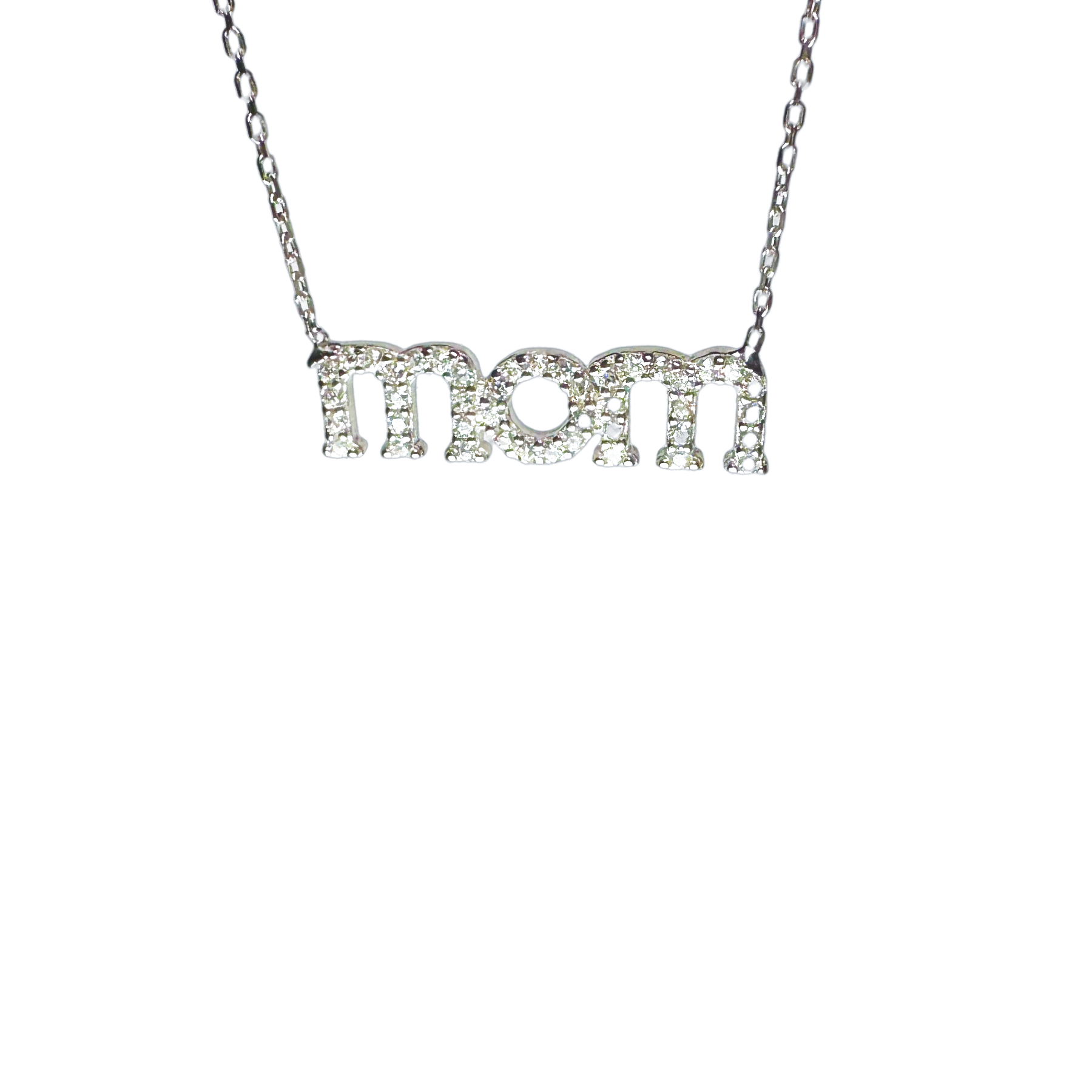 Sterling Mom Necklace