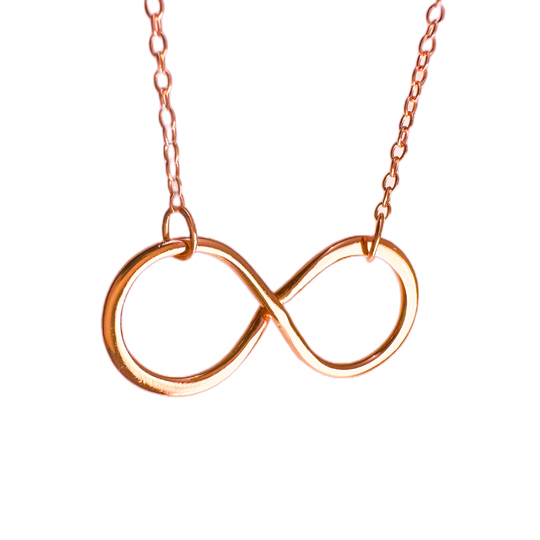 Sterling Silver Infinity Pendant Necklace