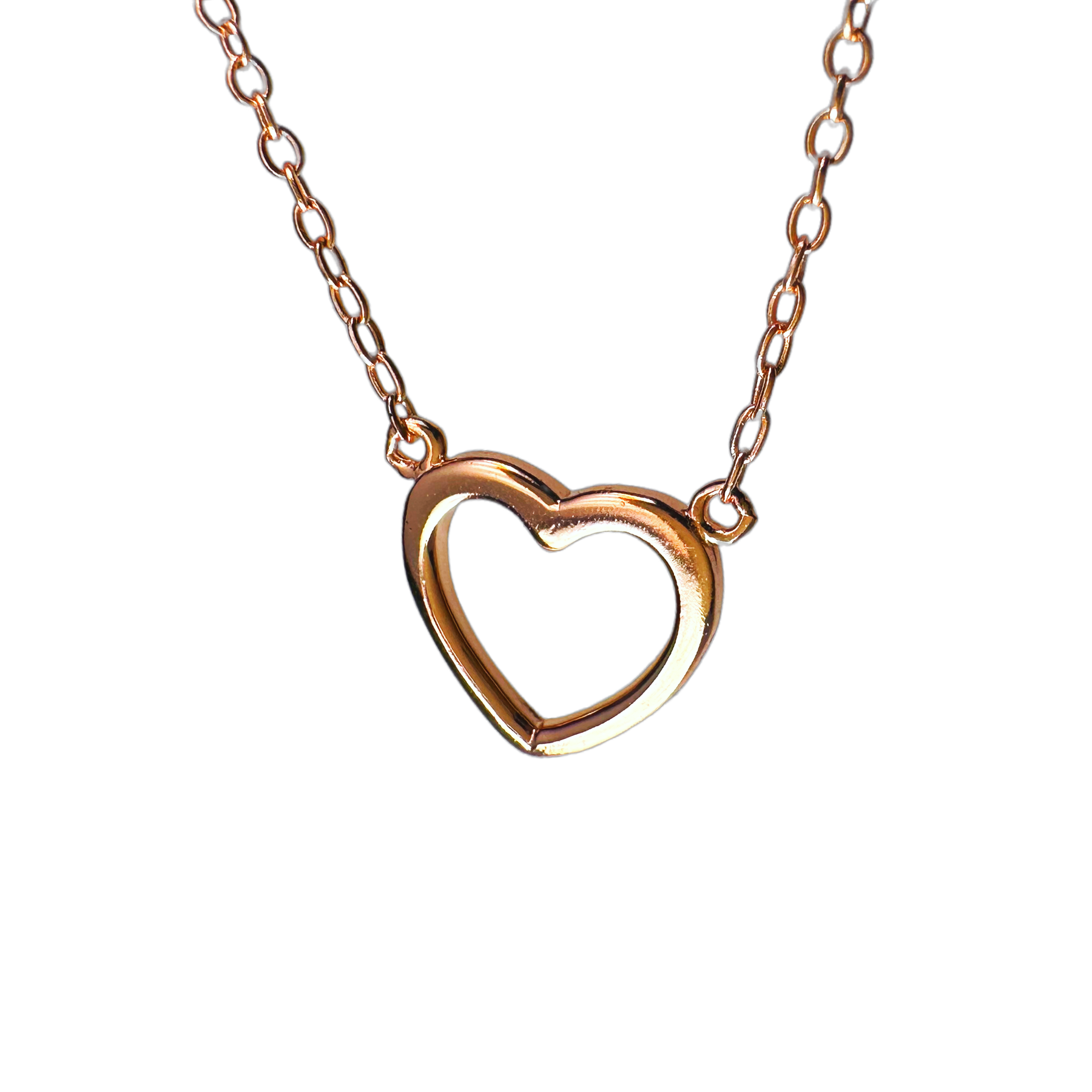 Rosy Heart Necklace