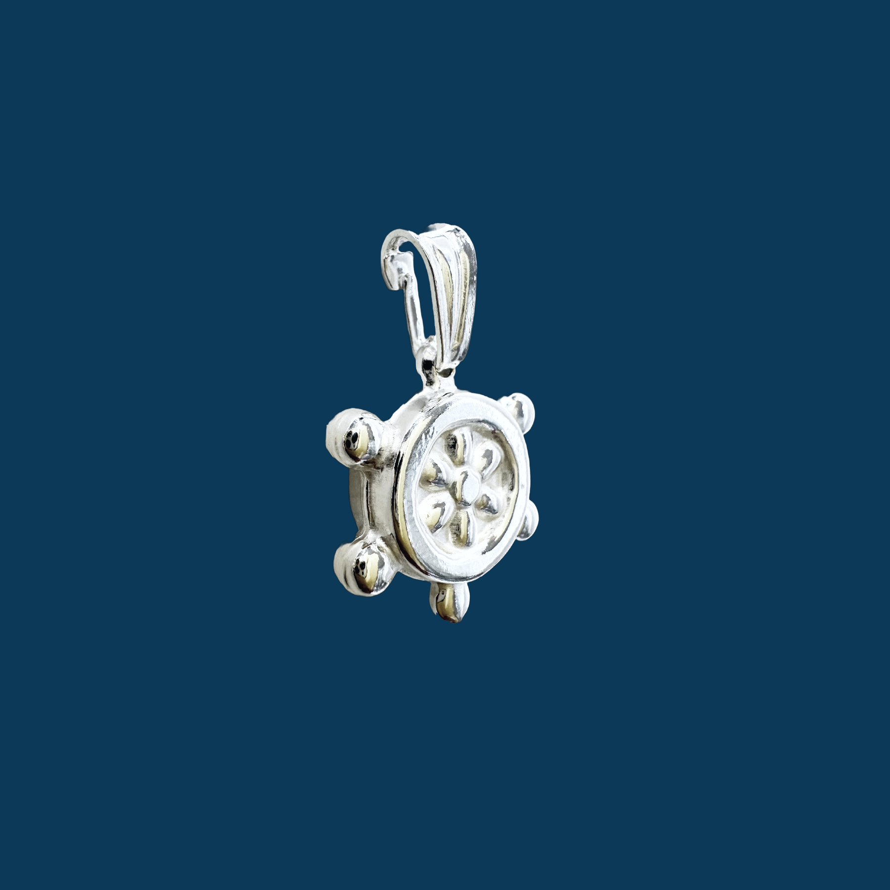 Steering Boat Wheel Charm