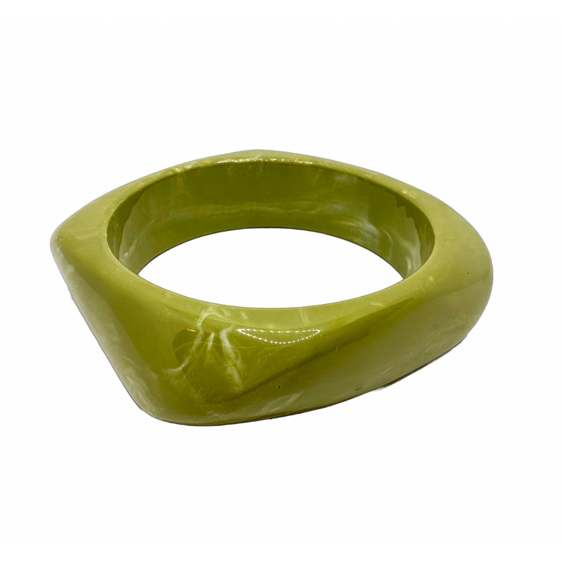 Green Resin Bangle