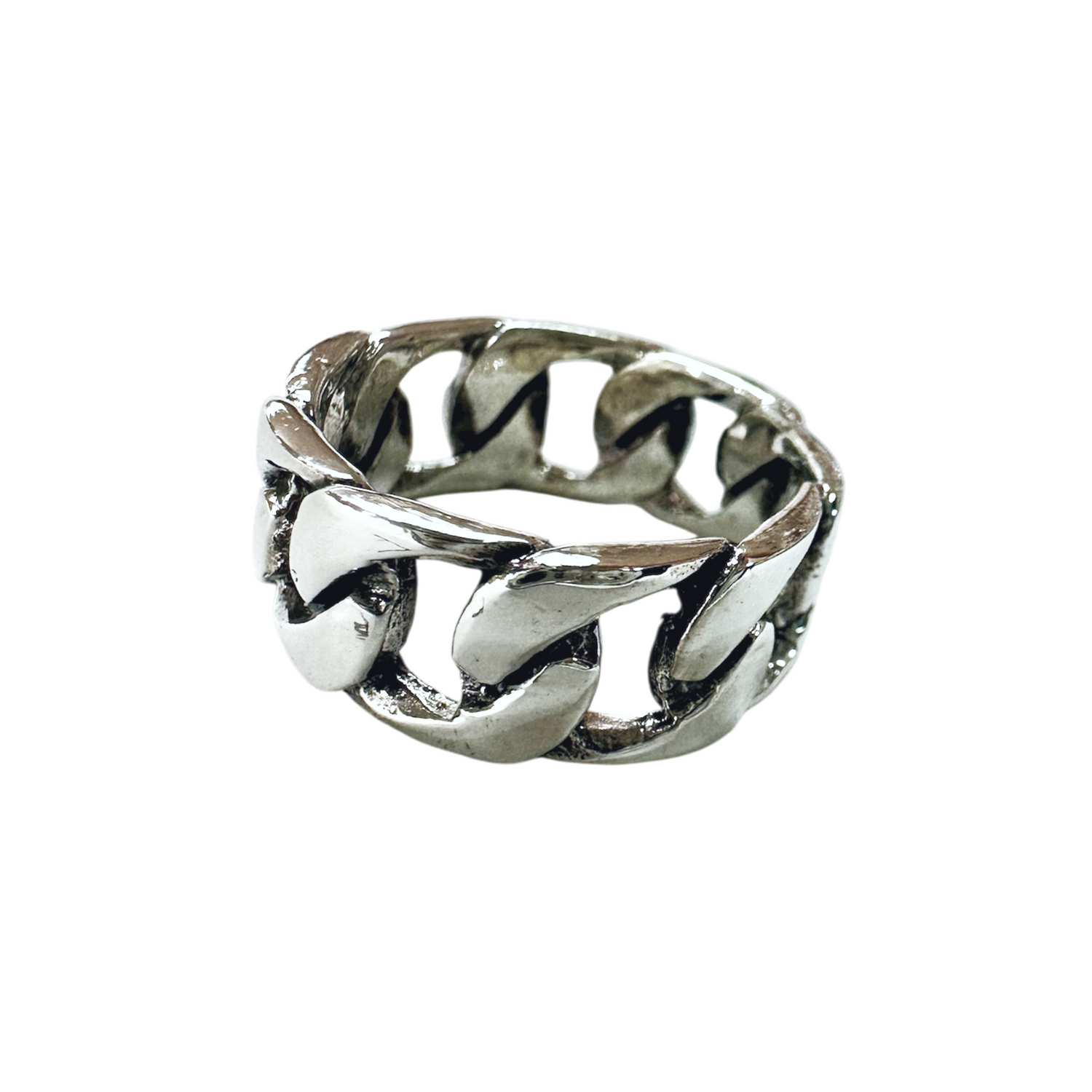 Wide Chain Band Ring