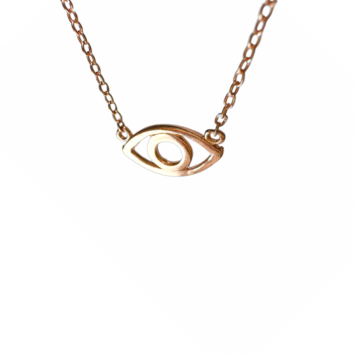 Sterling Silver Eye Necklace