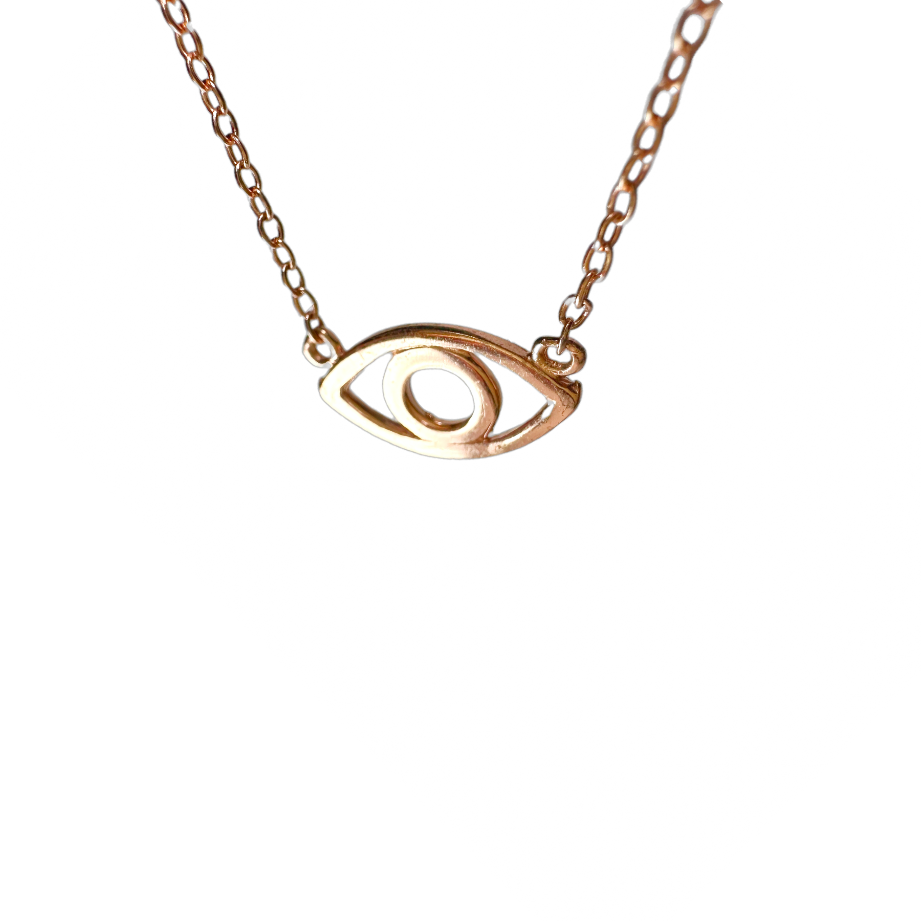 Sterling Silver Eye Necklace