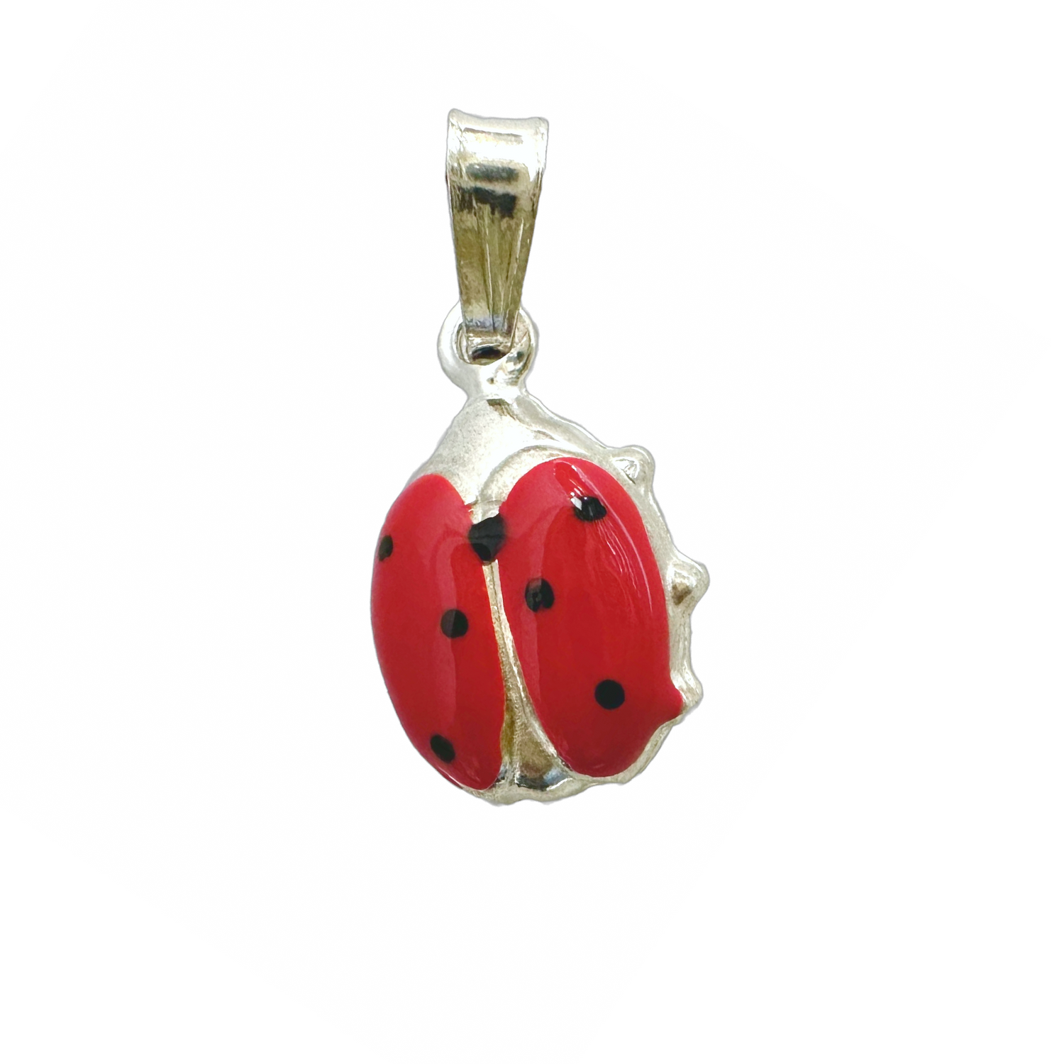 Small Ladybug Pendant Charm Necklace