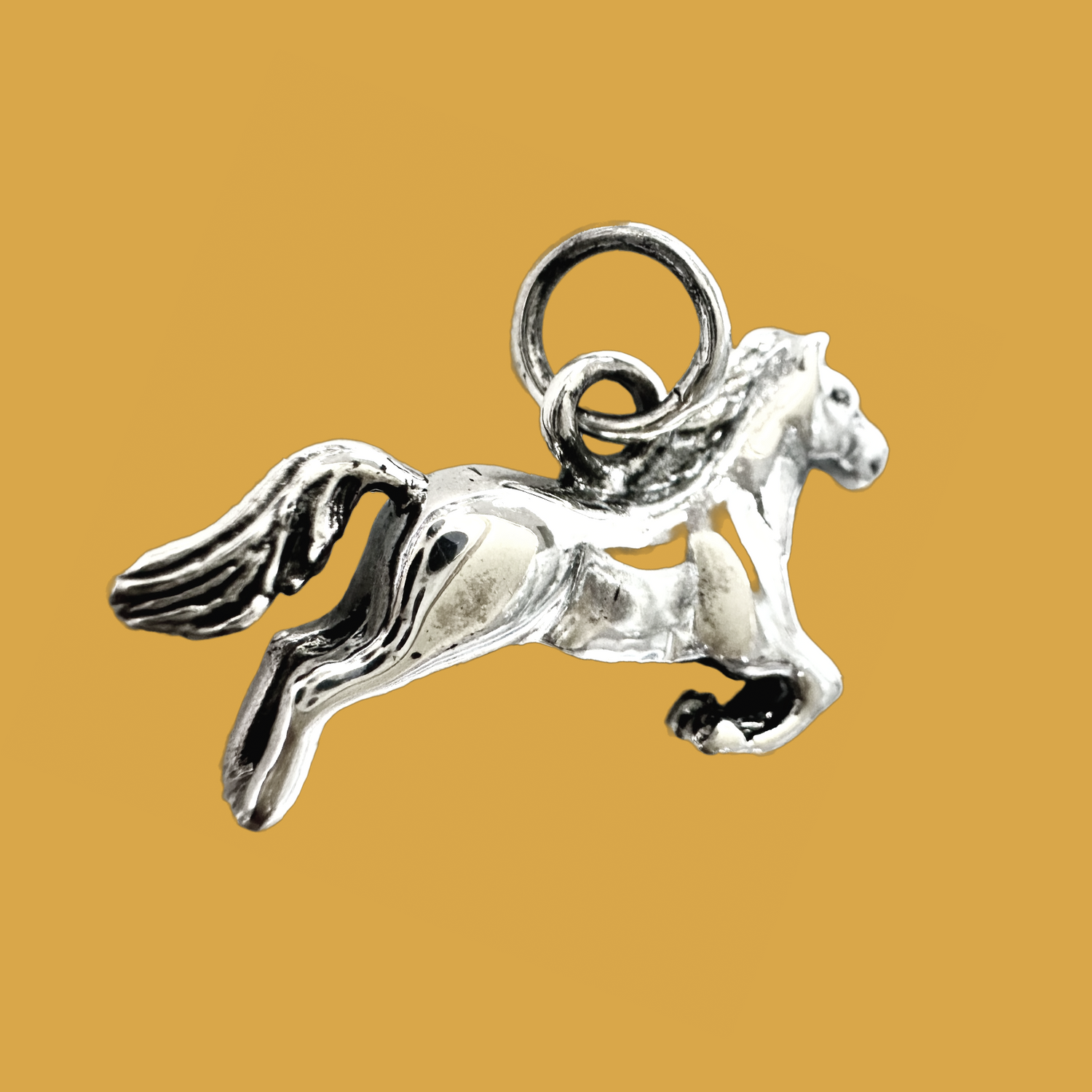 Gallop Horse Pendant Necklace
