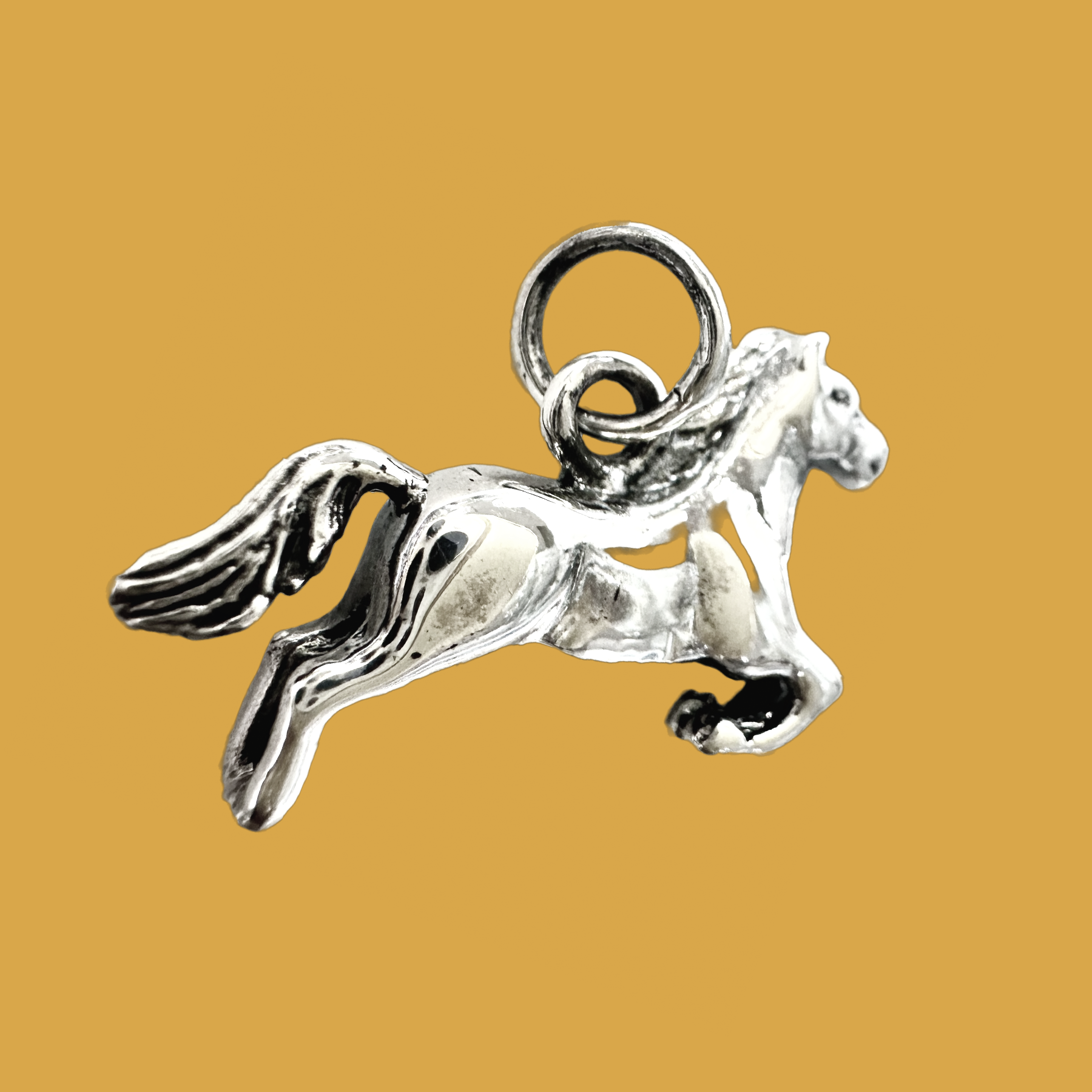 Gallop Horse Pendant Necklace