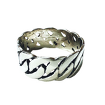 Unisex Wide Chain Band Ring