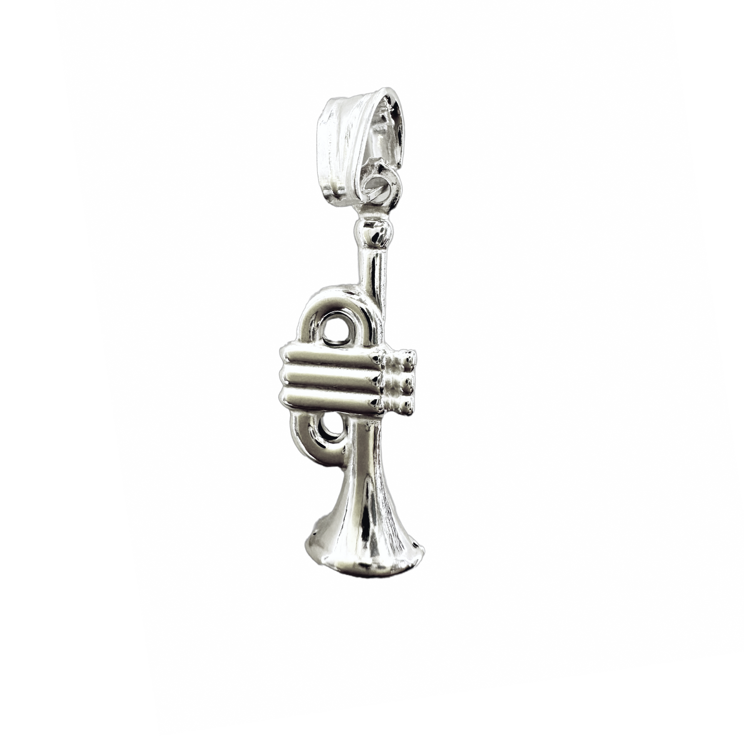 Silver Trumpet Pendant