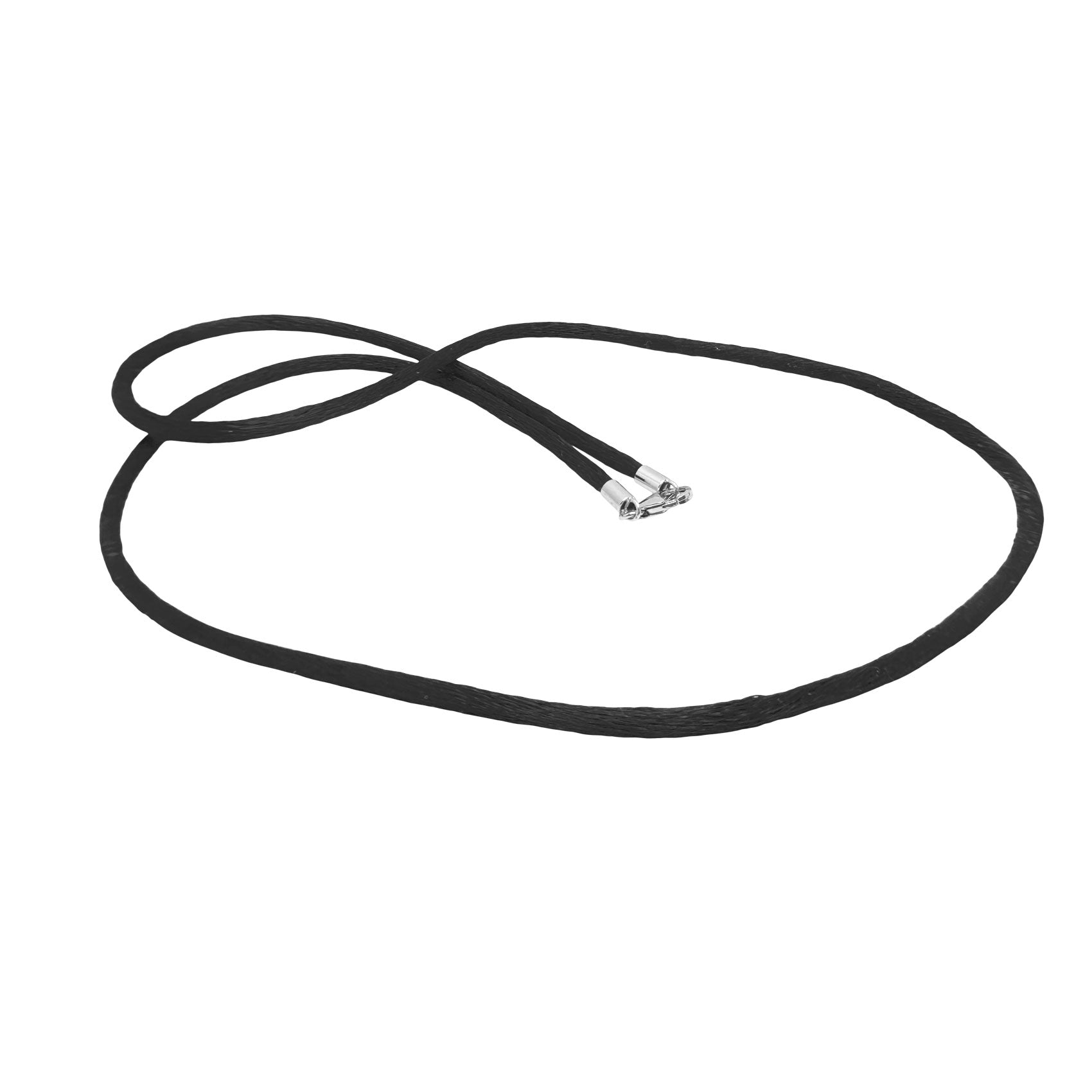 Black Satin Cord Necklace