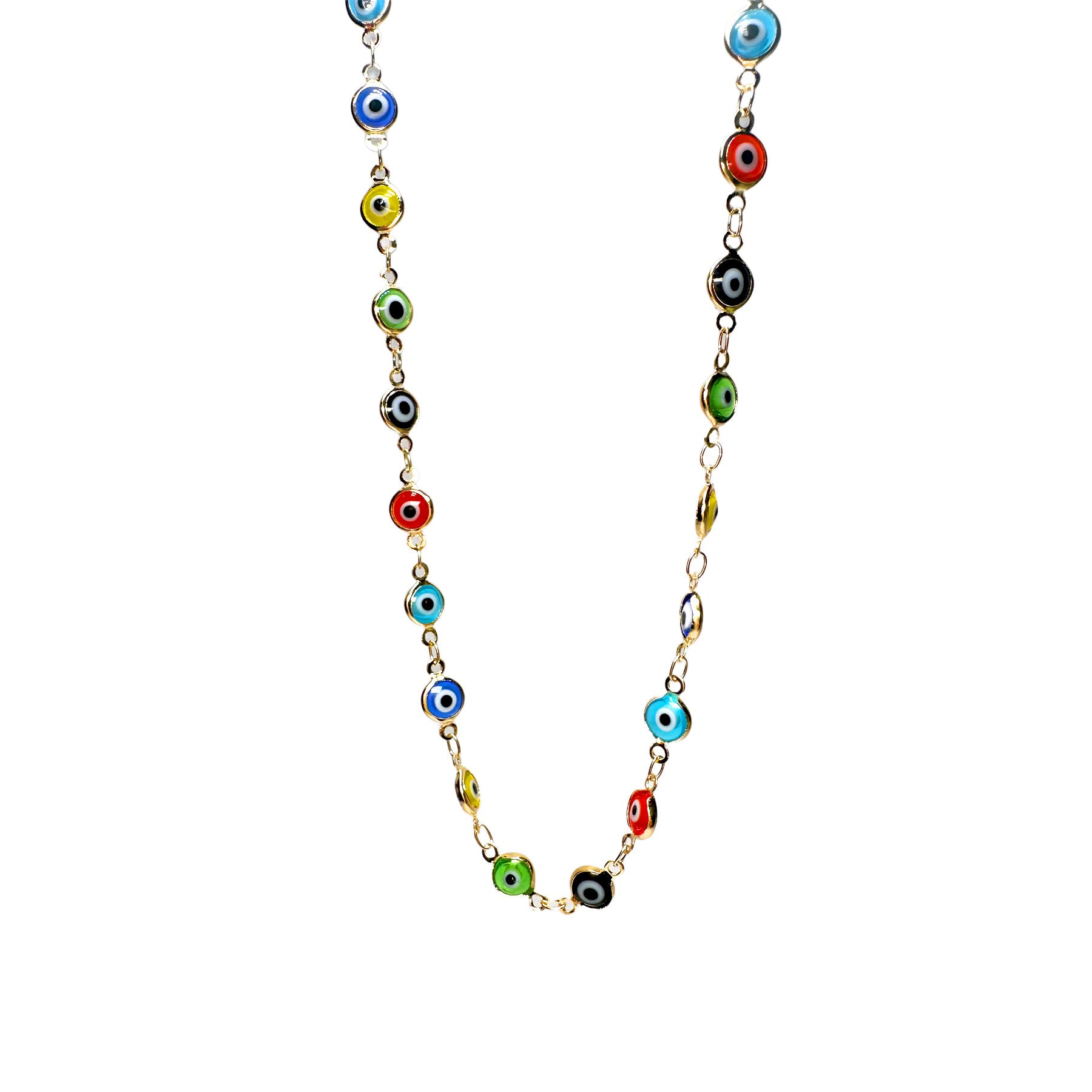 Colorful Mini Evil Eye Necklace