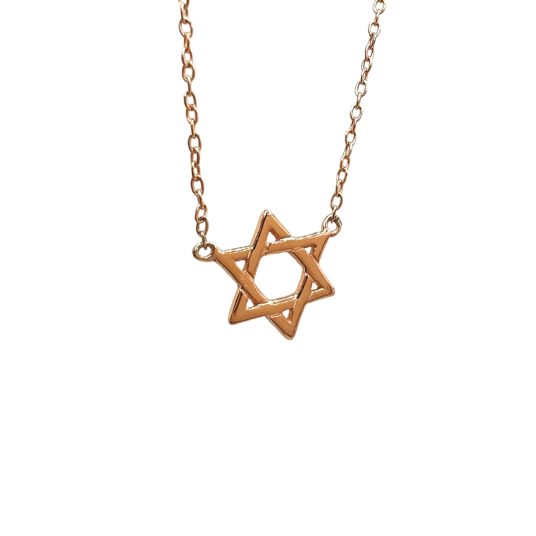 Sterling Silver Star of David Necklace