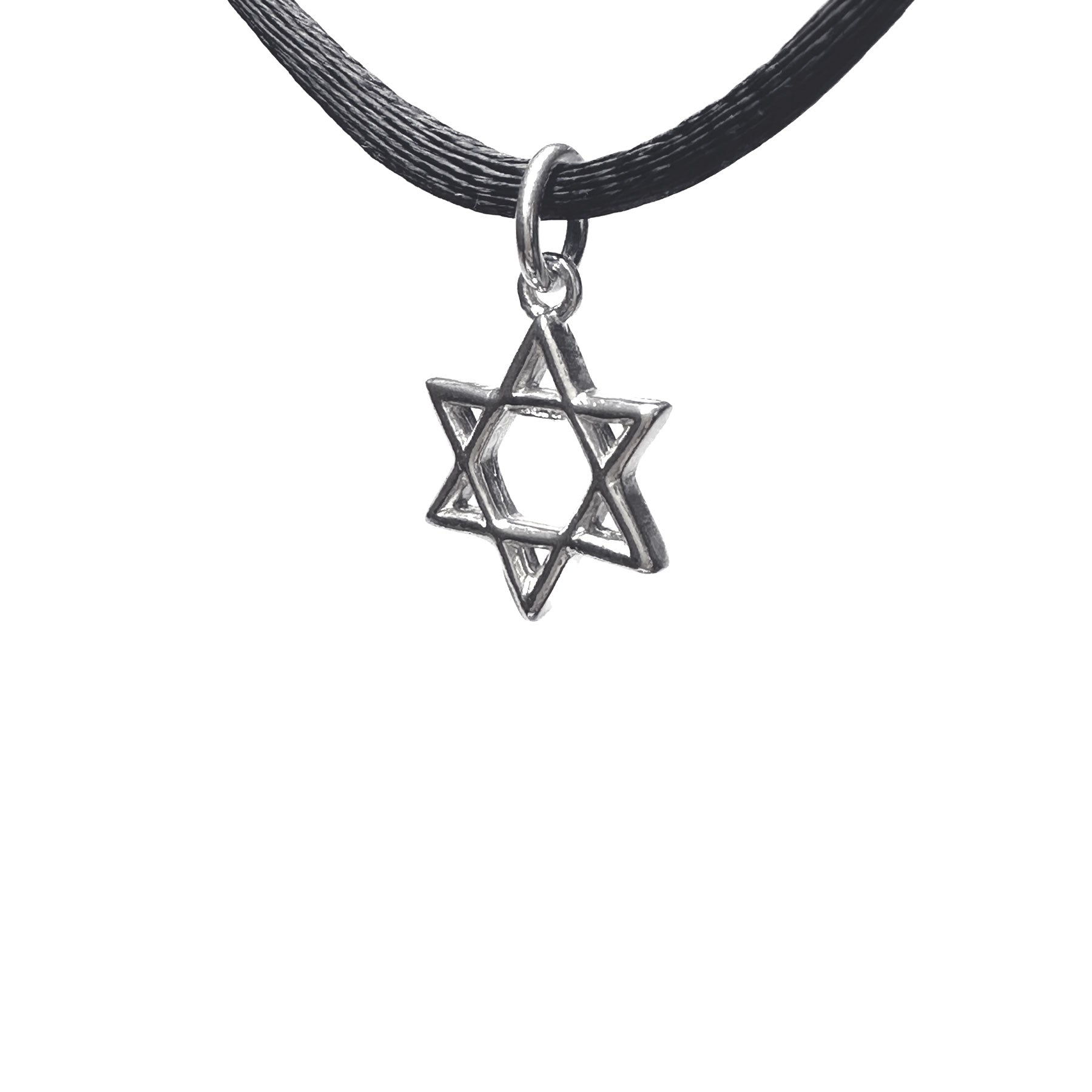 Silver Star of David Pendant