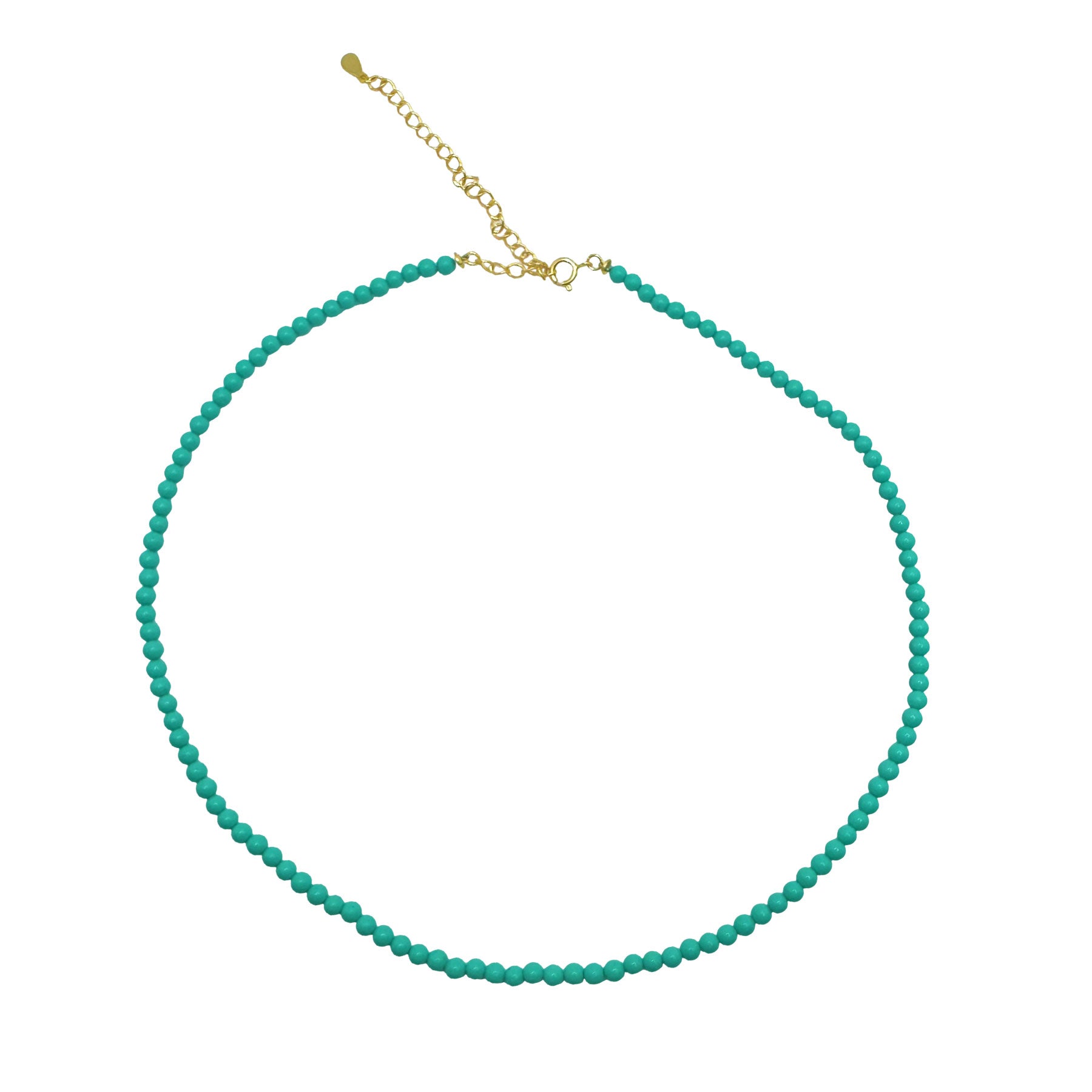 Turquoise Bead Necklace