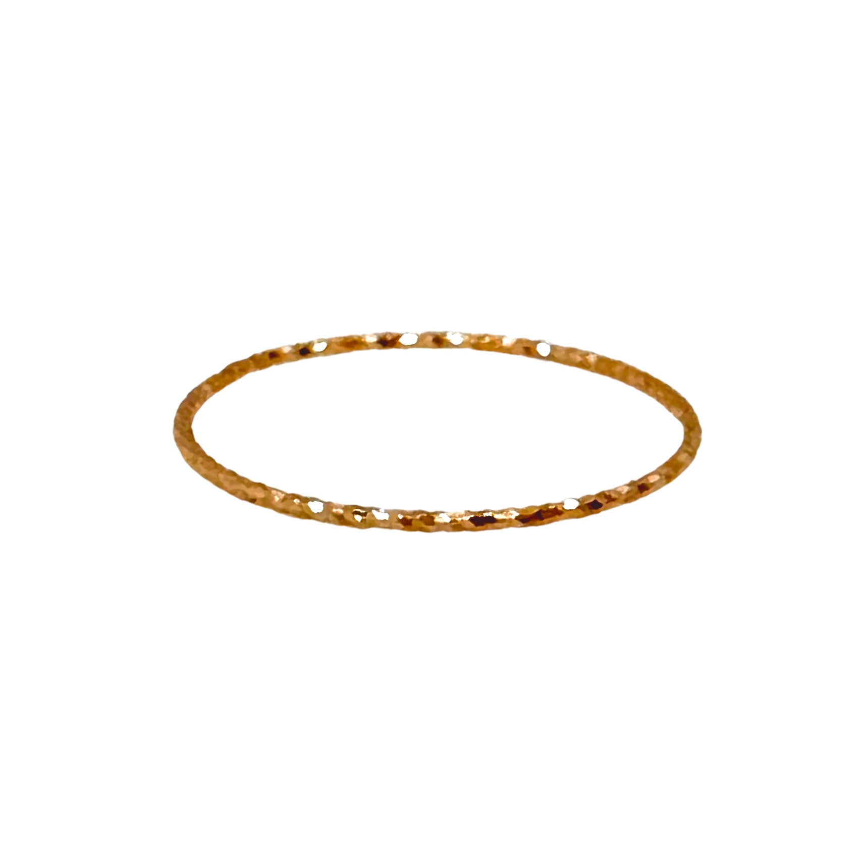 14k Rose Gold Thin Ring