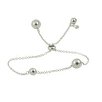 Sterling Silver Adjustable Bolo Bracelet