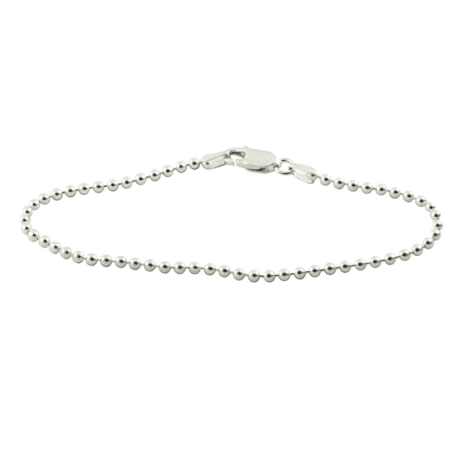 Sterling Silver Small Bead Bracelet