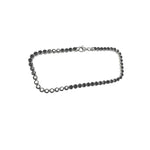 Sterling Silver Black CZ Tennis Bracelet