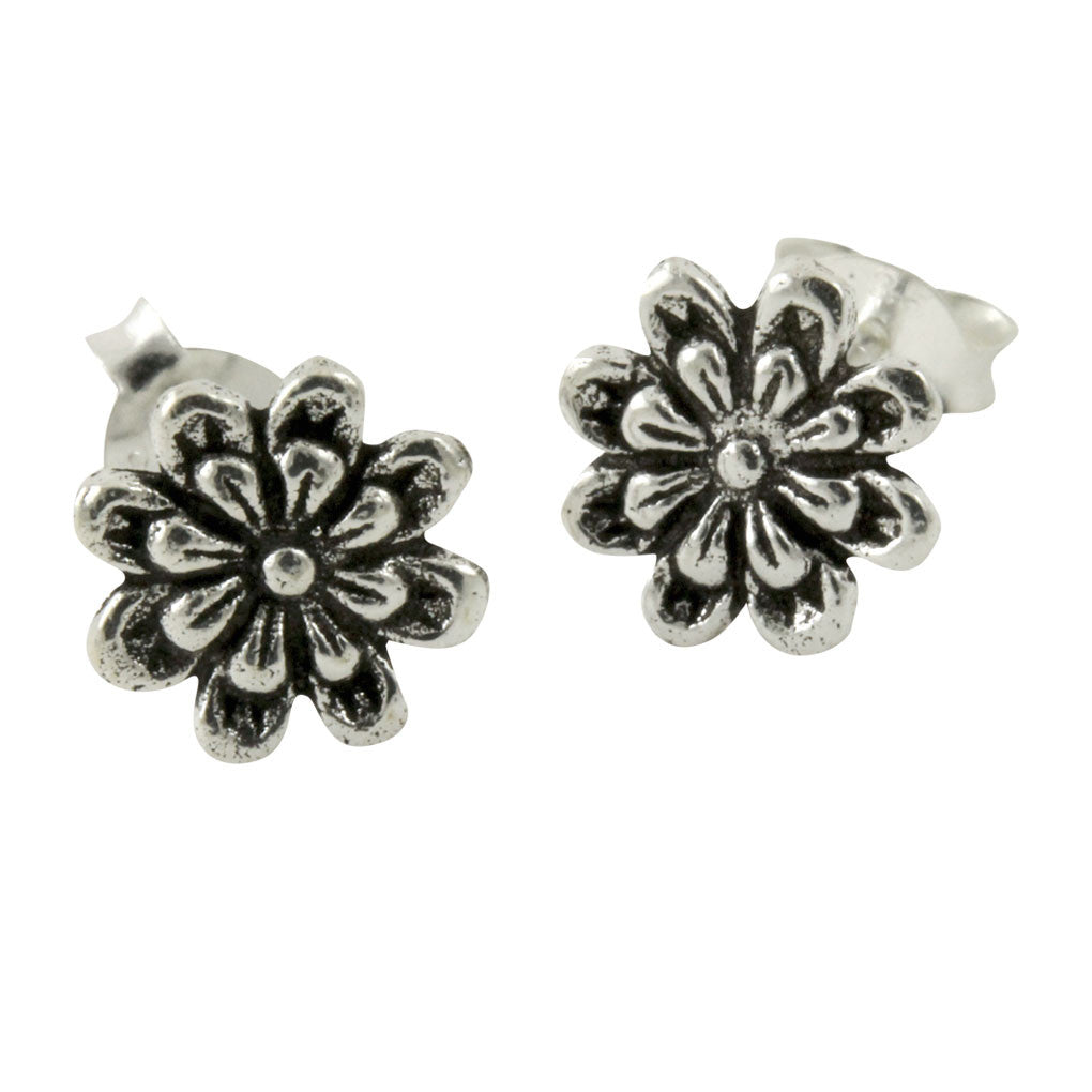 "Daisy" Sterling Cute Flower Earrings