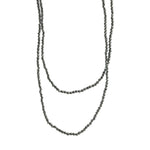 Hematite Grey Mini Stone Beaded Necklace