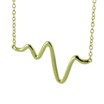 Sterling Silver "Heartbeat" Necklace