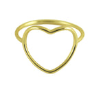 Gold-Dipped Heart Ring