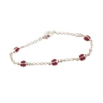 Sterling Silver "Lucky Beetle" Ladybug Bracelet