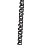 Unisex Black Cuban Curb Chain Necklace 30 inch Stainless Steel