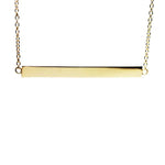 "Stripe" Sterling Silver Bar Necklace