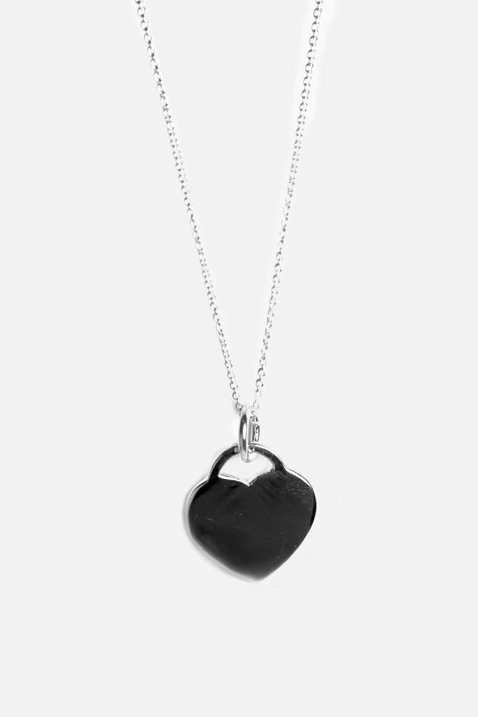 Sterling Silver Heart Pendant Necklace