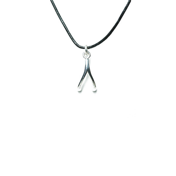 Sterling Silver Wishbone Pendant Only
