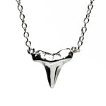 Sterling Silver Mini Shark Tooth Necklace