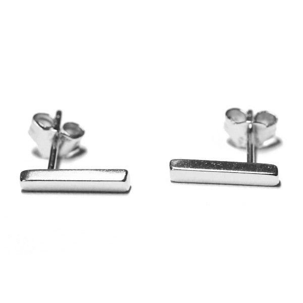 Sterling Silver mini V earrings