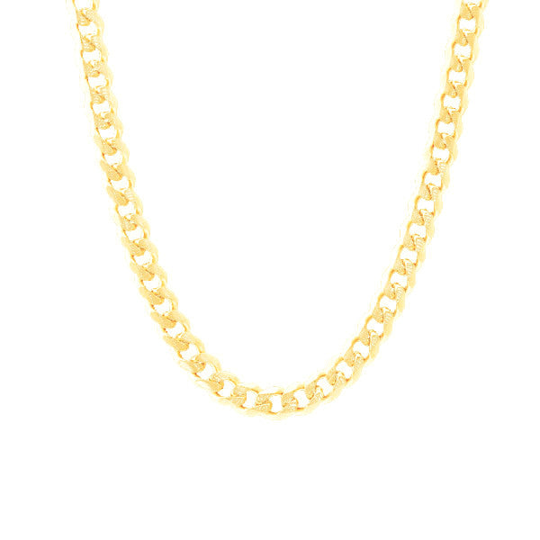 "Curb Couture" Gold-Dipped Curb Chain Necklace 22 inch