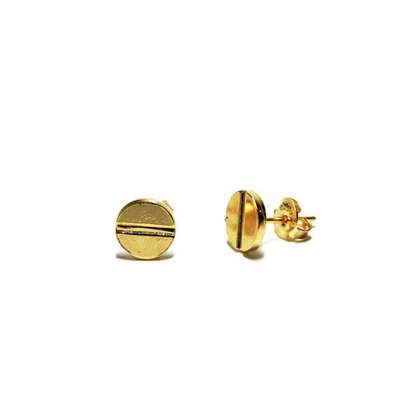 Gold Filled Screwhead Stud Earrings