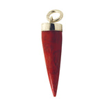 Pink Stone Spike Pendulum Style Pendant with Chain
