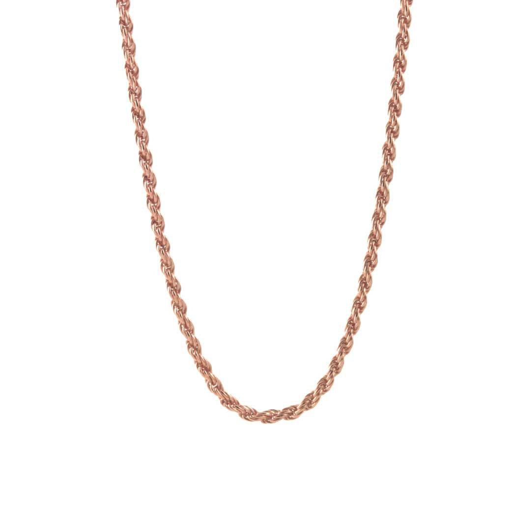 Rosy Rope Style Necklace