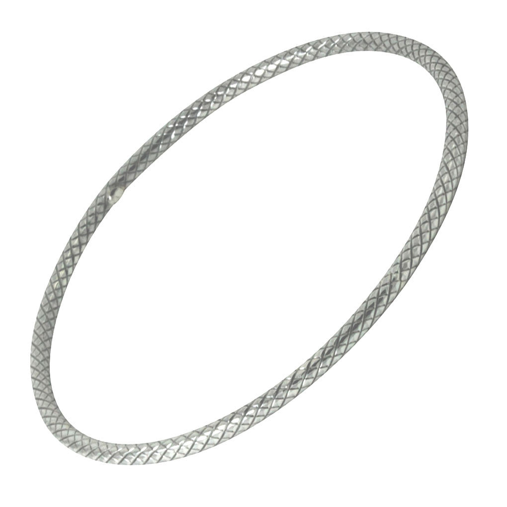 "Chloe" Sterling Silver Bangle Bracelet Slim