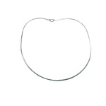Sterling Silver Thin Collar Necklace with Latch