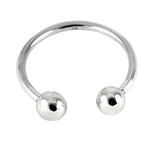 Sterling Silver KeyChain Ring Screwball